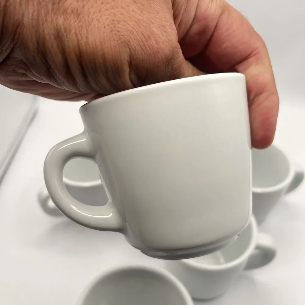 Williams Sonoma Set of 8 Stoneware Coffee Cups 8 oz. - Everyday Collection